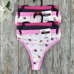 Women’s Thong Panties Underwear Cotton 2, 3-Packs Size M